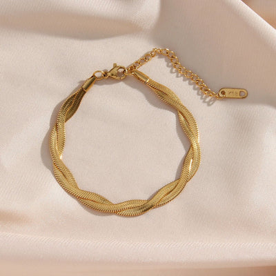 Madiorelle | Twisted 18K Gold Bracelet