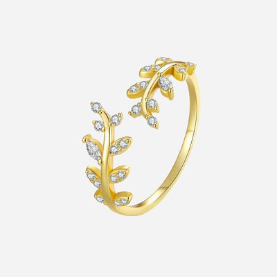Kaelirisse | 18K Gold Zirconia Ring