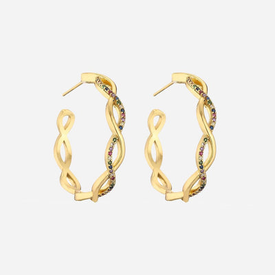 Julenyssa | Wave Earrings in 18K Gold