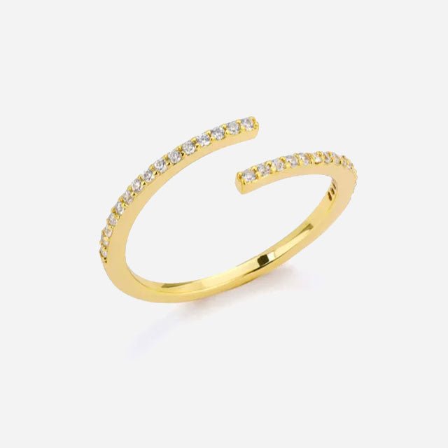 Eliandrea | Classic Ring in 18K Gold Zirconia