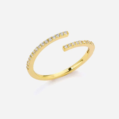 Eliandrea | Classic Ring in 18K Gold Zirconia