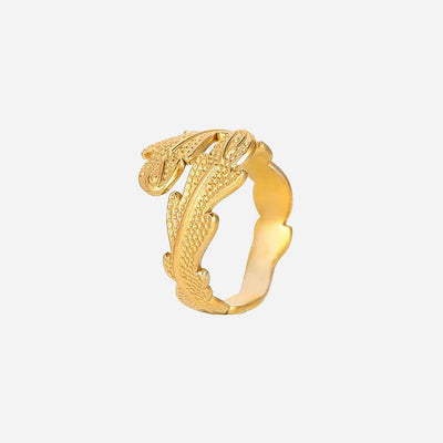 Janirelle | 18K Gold Coral Ring