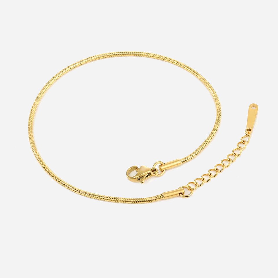 Shanileigh | Pink Anklet in 18K Gold