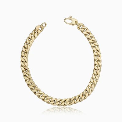 Mayzharine | 18k Gold Cuban Bracelet