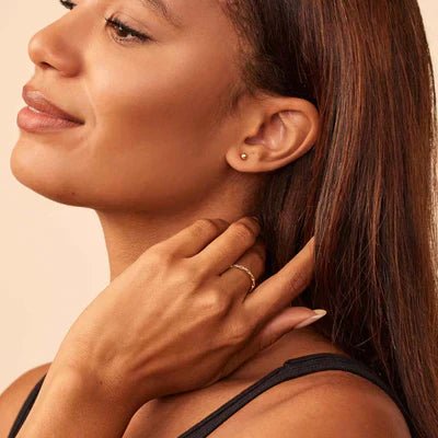 Soravelle | Round Earrings in 18K Gold