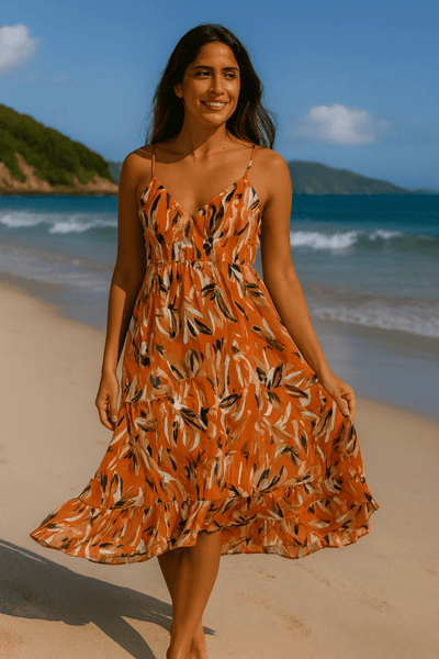 Elegant and Comfortable Midi Dress for Women