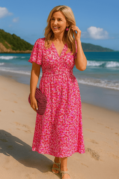 Elegant Floral Maxi Dress