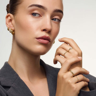 Raquienne | 18k Gold Midi Ring