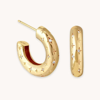 Florenzia | Star Earrings in 18k Gold