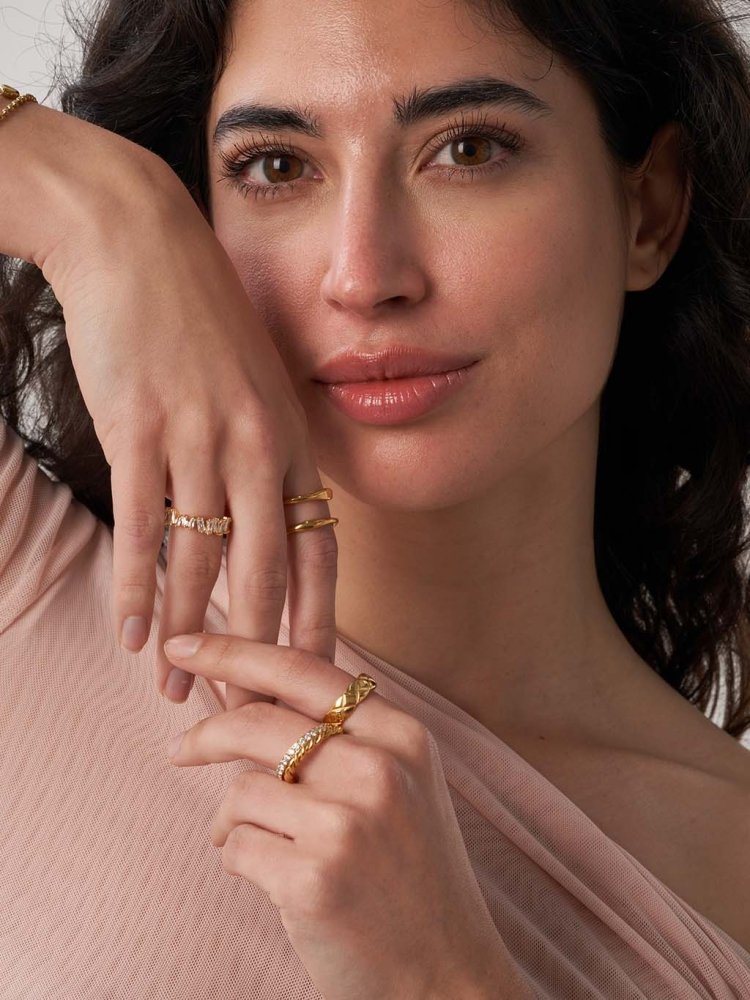 Tazalyette | 18k Diamond Ring