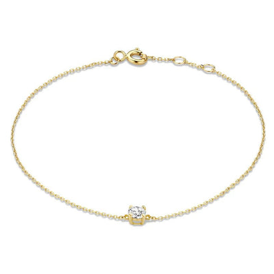 Dalynette | Bracelet with Moissanite Stones in 14k Gold
