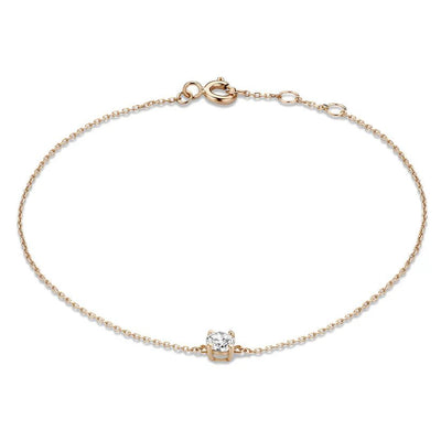 Dalynette | Bracelet with Moissanite Stones in 14k Gold