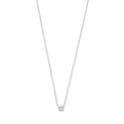 Ysavienna | Moissanite Stone Necklace in 14k Gold