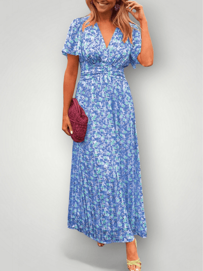 Elegant Floral Maxi Dress