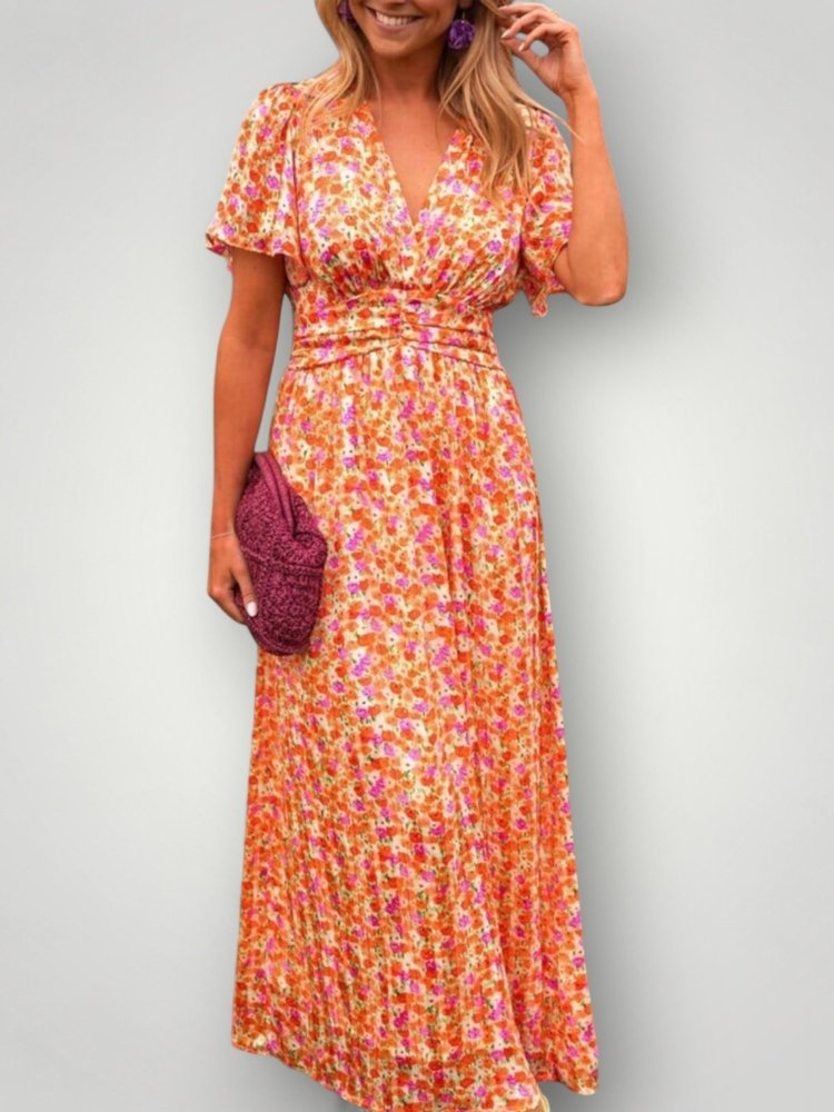 Elegant Floral Maxi Dress