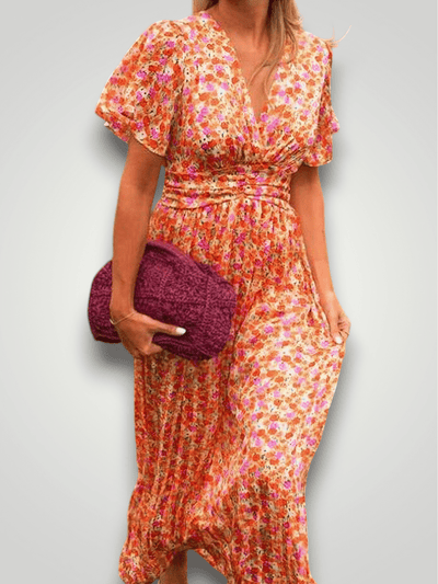 Elegant Floral Maxi Dress