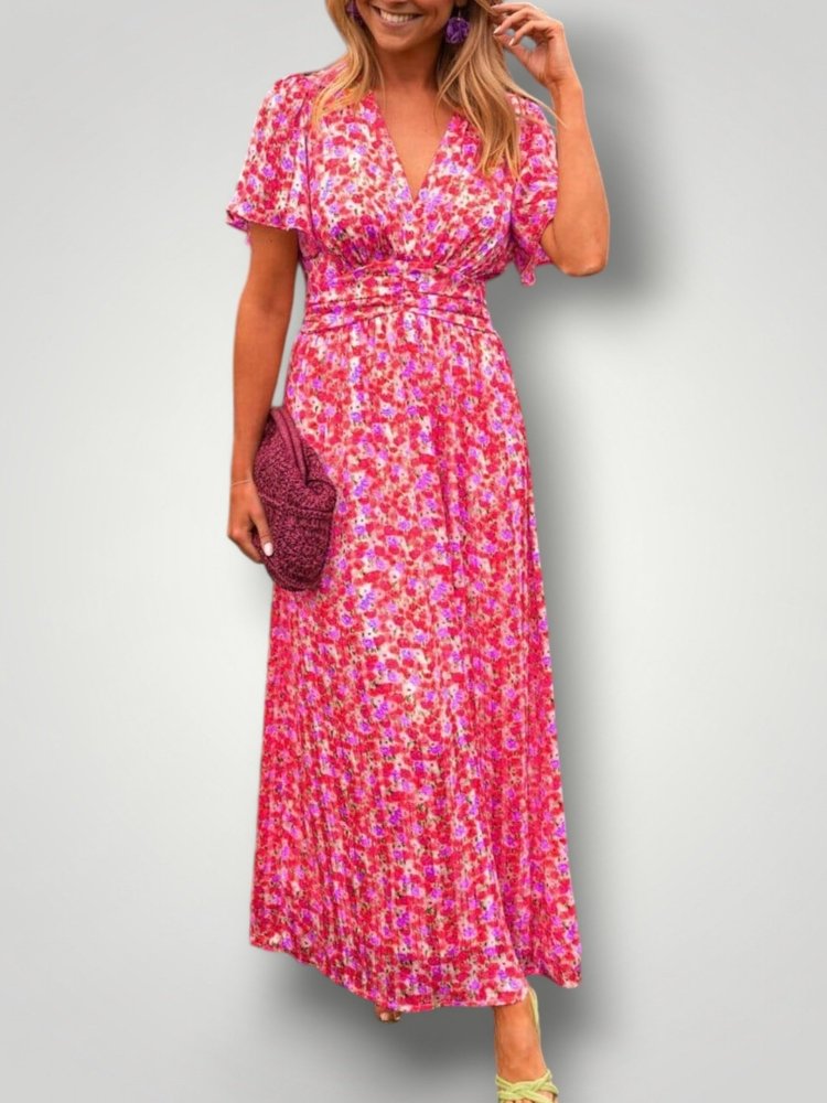 Elegant Floral Maxi Dress