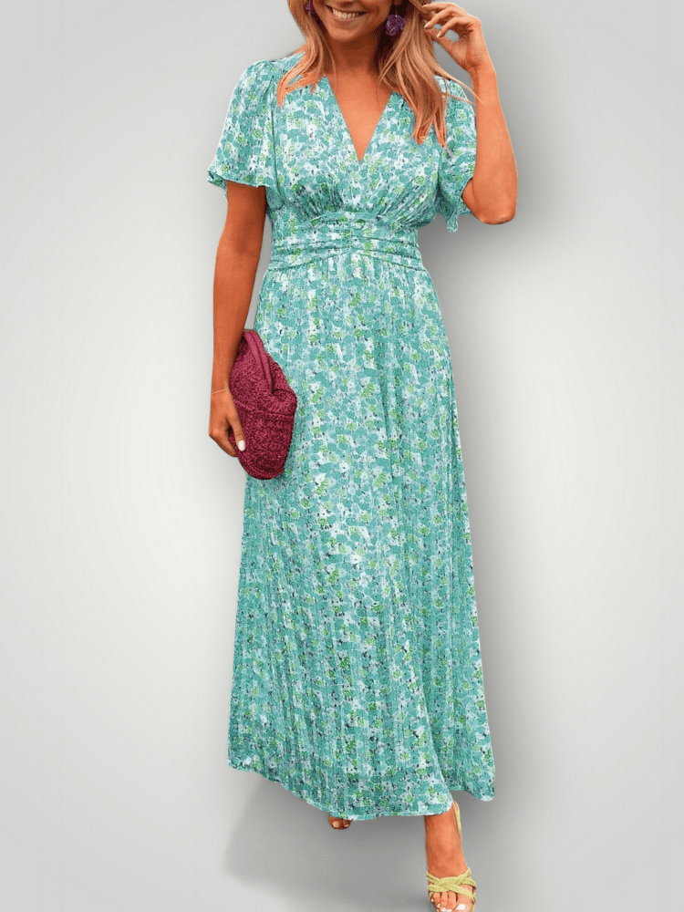 Elegant Floral Maxi Dress