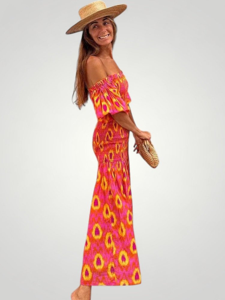 Light and Elegant Floral Maxi Dress