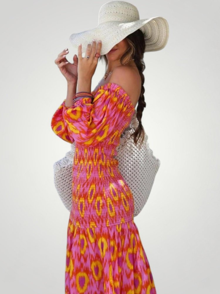 Light and Elegant Floral Maxi Dress