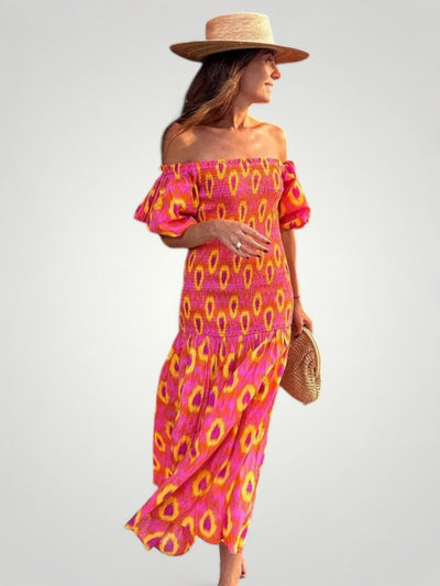 Light and Elegant Floral Maxi Dress