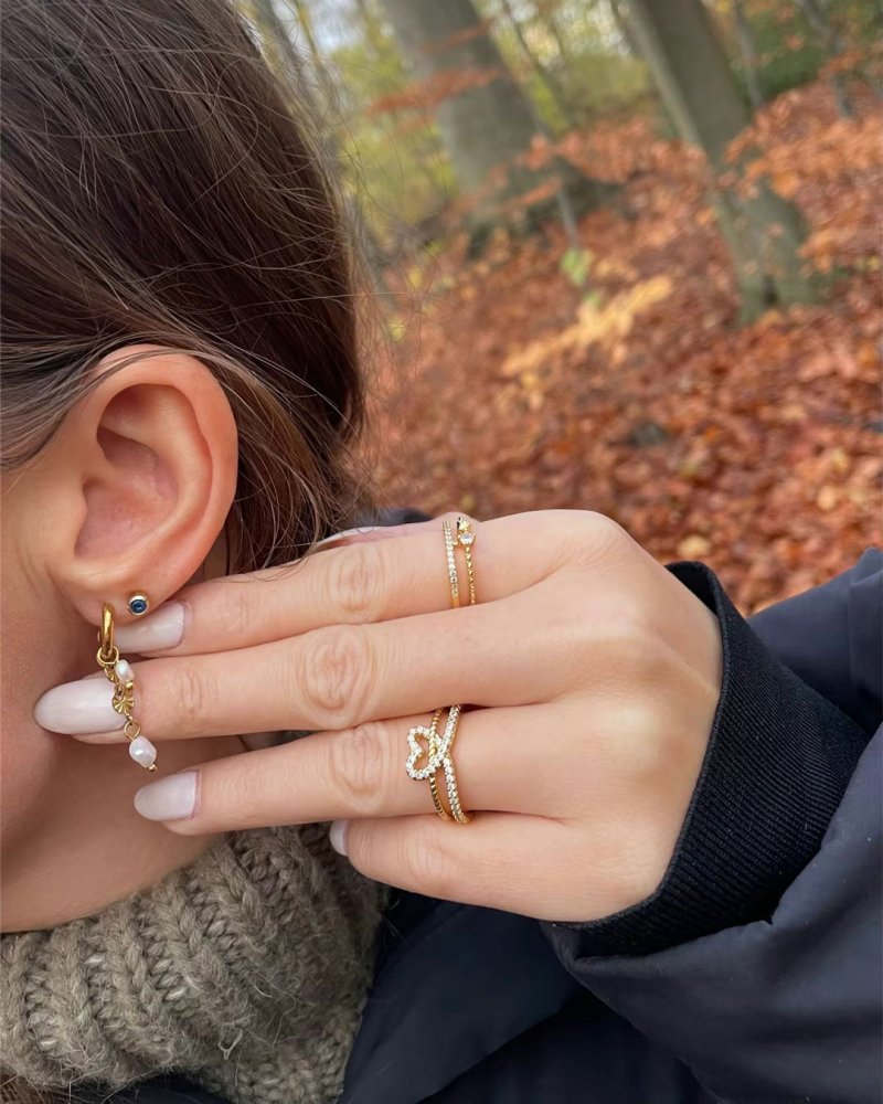 Lyannette | 18K Gold Sunburst Earrings